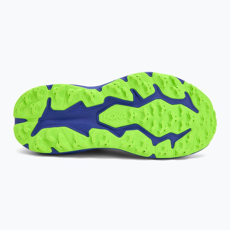 Încălțăminte de alergare pentru copii HOKA Speedgoat 6 night sky/neon lime 4