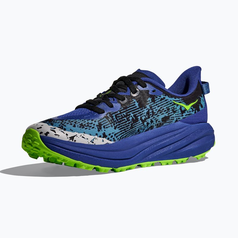 Încălțăminte de alergare pentru copii HOKA Speedgoat 6 night sky/neon lime 4