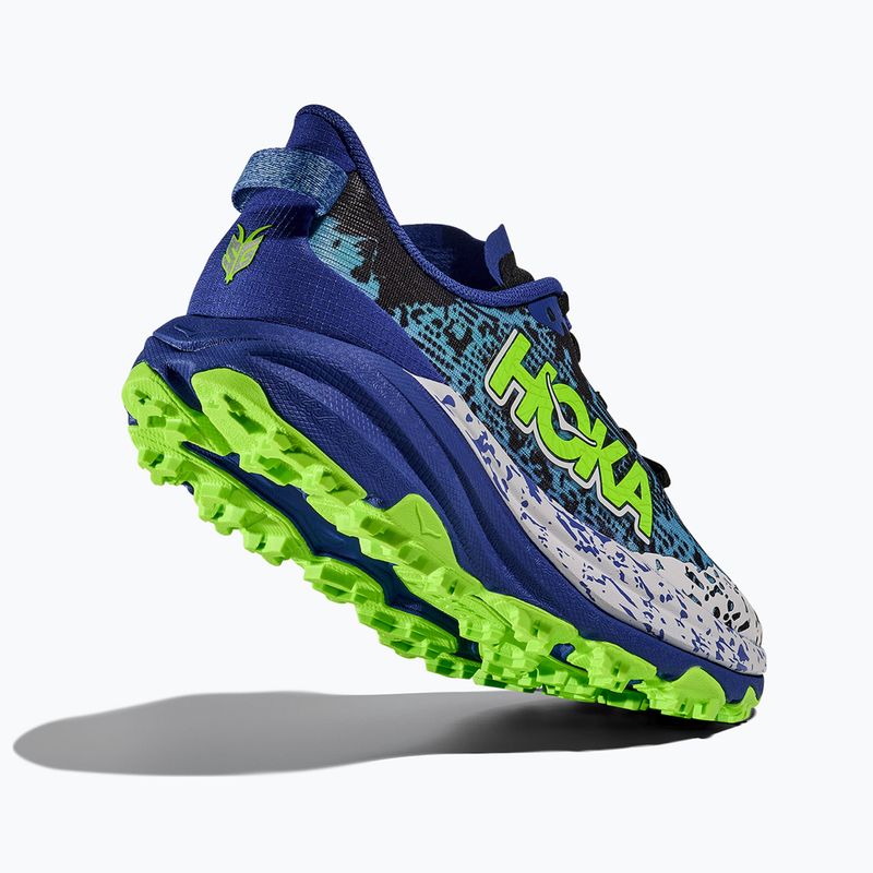 Încălțăminte de alergare pentru copii HOKA Speedgoat 6 night sky/neon lime 5