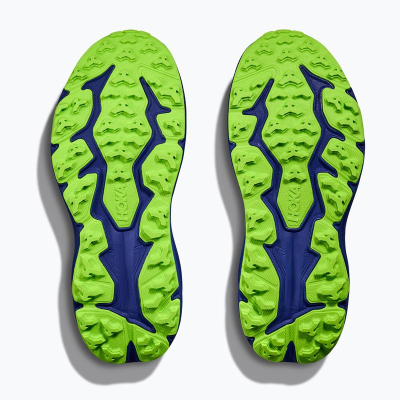 Încălțăminte de alergare pentru copii HOKA Speedgoat 6 night sky/neon lime 7