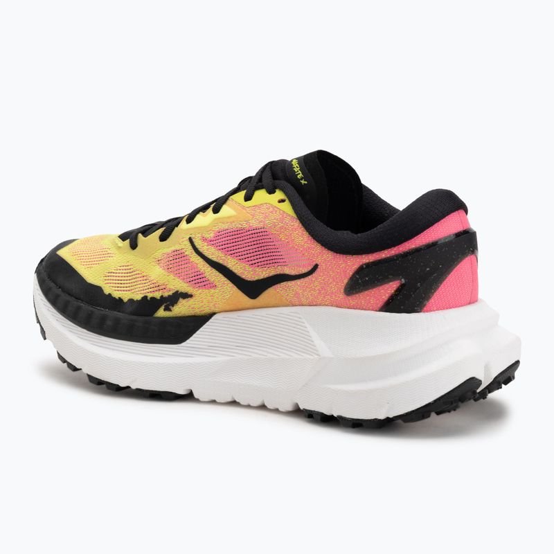 Încălțăminte de alergare pentru bărbați Hoka Mafate X neon hoka citrus/neon rose 3