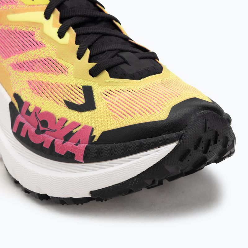 Încălțăminte de alergare pentru bărbați Hoka Mafate X neon hoka citrus/neon rose 7