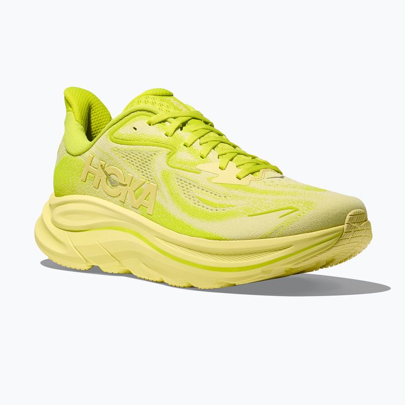 Încălțăminte de alergare pentru bărbați HOKA Clifton 10 neon hoka citrus/soare