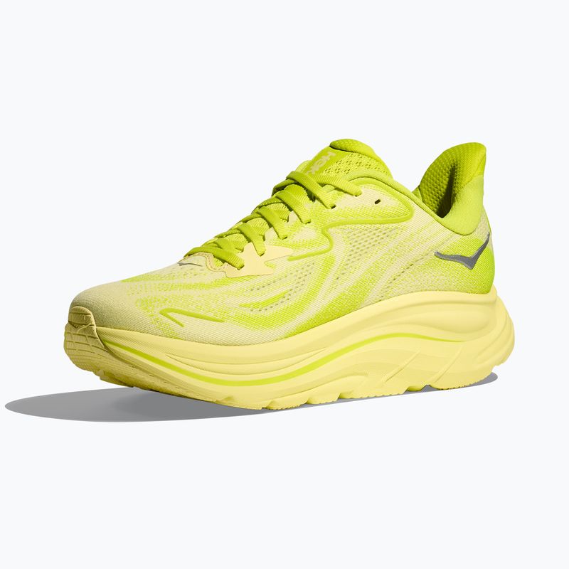Încălțăminte de alergare pentru bărbați HOKA Clifton 10 neon hoka citrus/soare 4