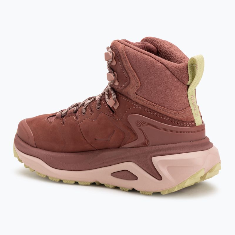 Încălțăminte de trekking pentru femei HOKA Kaha 3 GTX rouge/rose latte 3