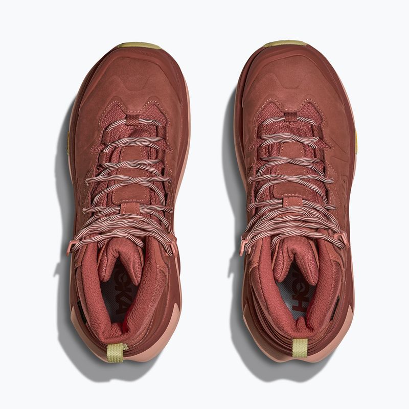 Încălțăminte de trekking pentru femei HOKA Kaha 3 GTX rouge/rose latte 15