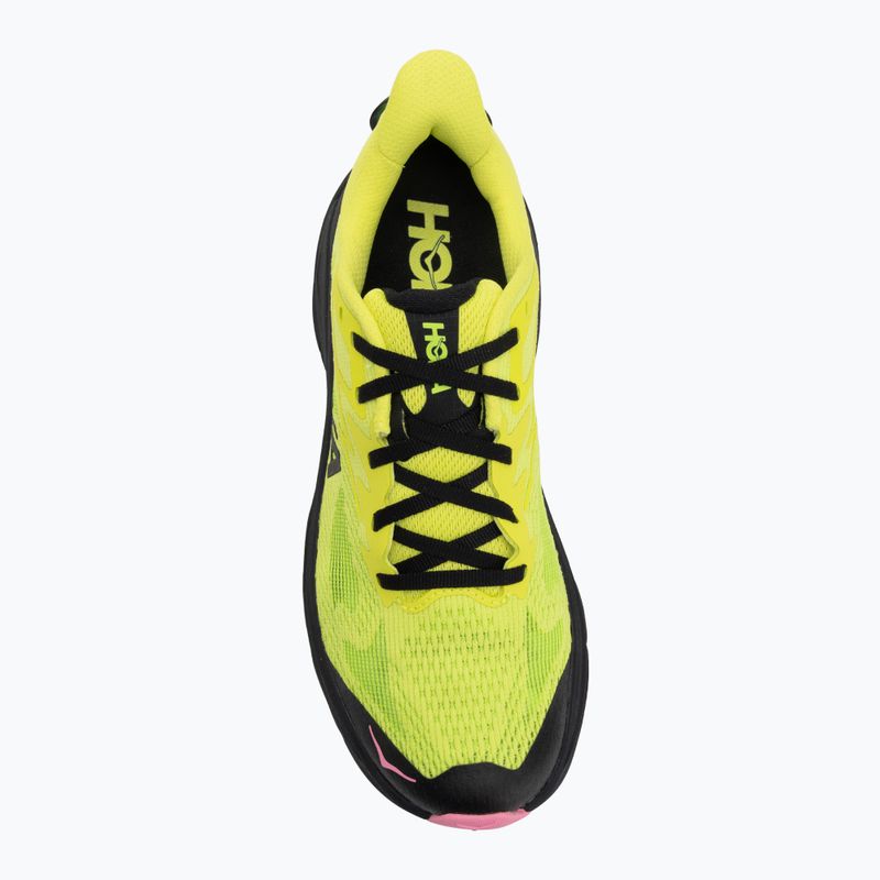 Încălțăminte de alergare pentru bărbați HOKA Challenger 8 neon hoka citrus/black 5