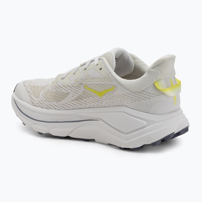 Pantofi de alergare bărbați HOKA Challenger 8 alb/neon hoka citrus 3