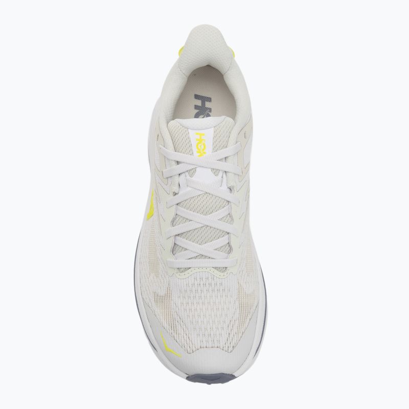 Încălțăminte de alergare pentru femei HOKA Challenger 8 alb/neon hoka citrus 5