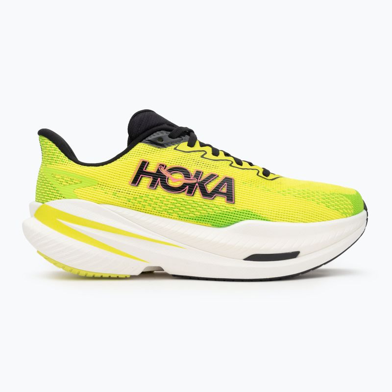 Încălțăminte de alergare pentru bărbați Hoka Mach X 3 neon hoka citrus/neon lime 2
