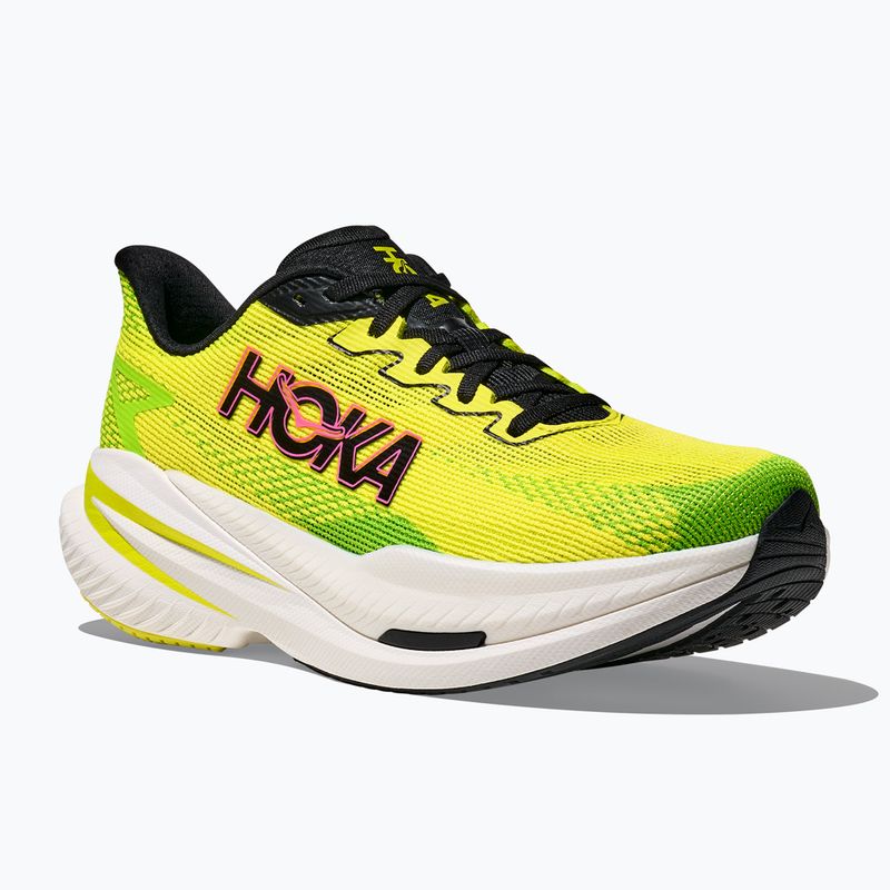 Încălțăminte de alergare pentru bărbați Hoka Mach X 3 neon hoka citrus/neon lime 8