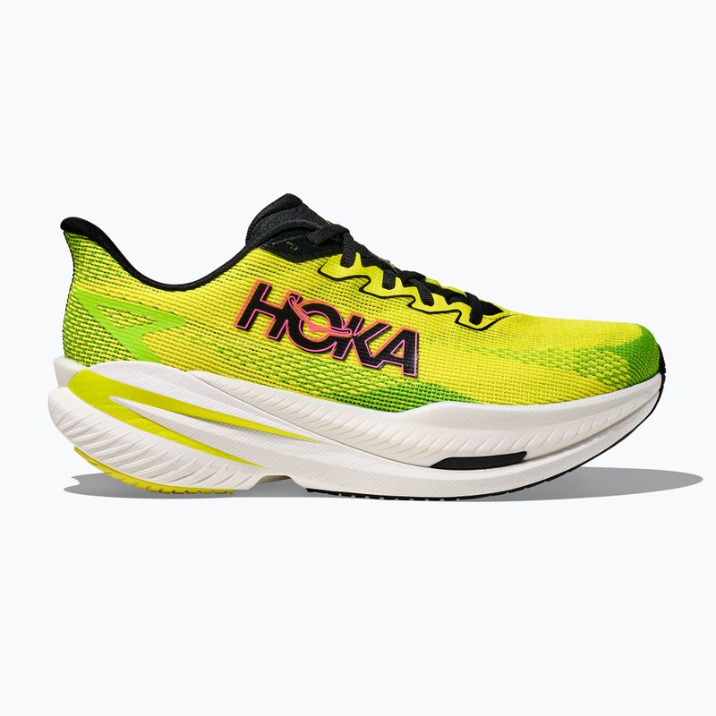 Încălțăminte de alergare pentru bărbați Hoka Mach X 3 neon hoka citrus/neon lime 9
