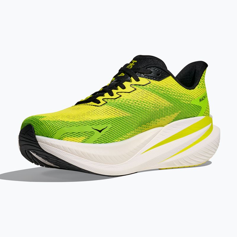 Pantofi de alergare pentru bărbați Hoka Mach X 3 Neon Hoka Citrus/Neon Lime 4