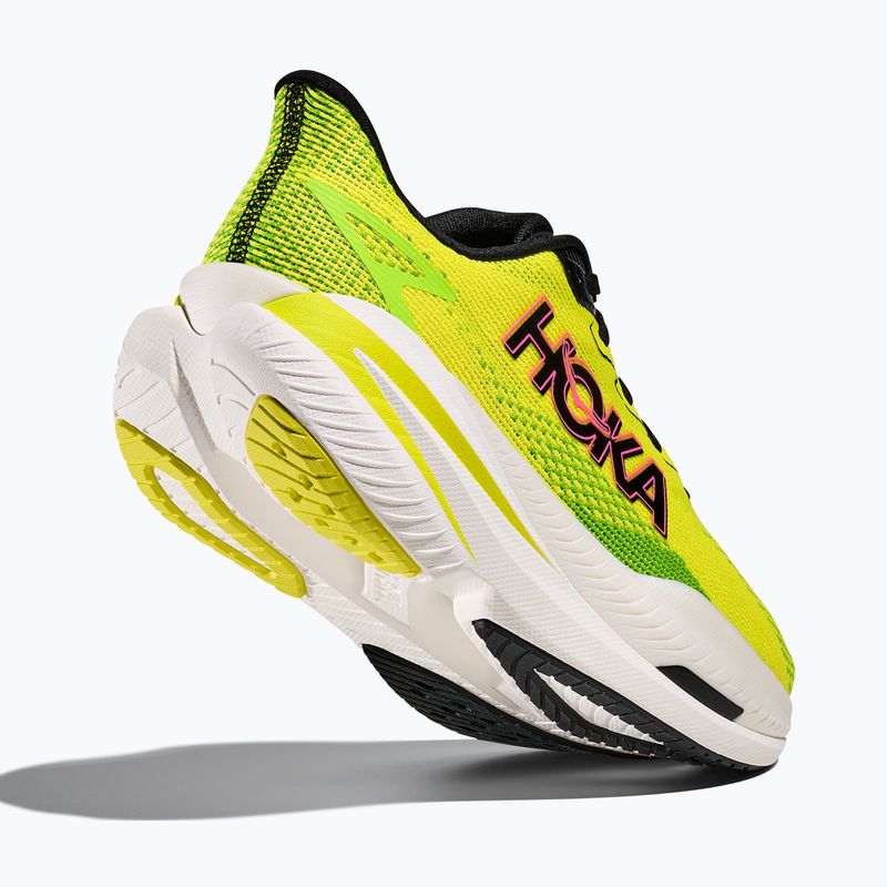 Încălțăminte de alergare pentru bărbați Hoka Mach X 3 neon hoka citrus/neon lime 12