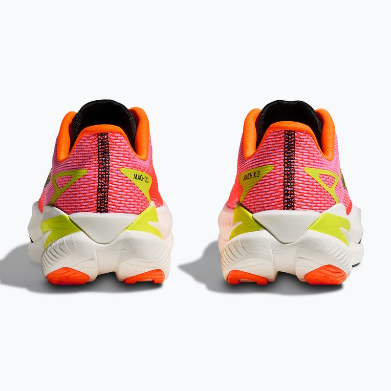 Pantofi pantofi de alergare pentru femei Hoka Mach X 3 neon rose/neon tangerine 6