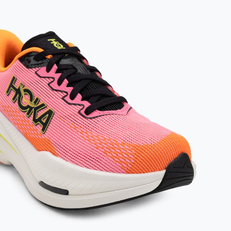 Încălțăminte de alergare pentru femei Hoka Mach X 3 neon rose/neon tangerine 7