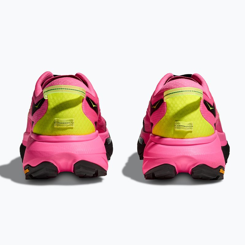 Pantofi de alergare pentru bărbați HOKA Mafate 5 neon roz/negru 6