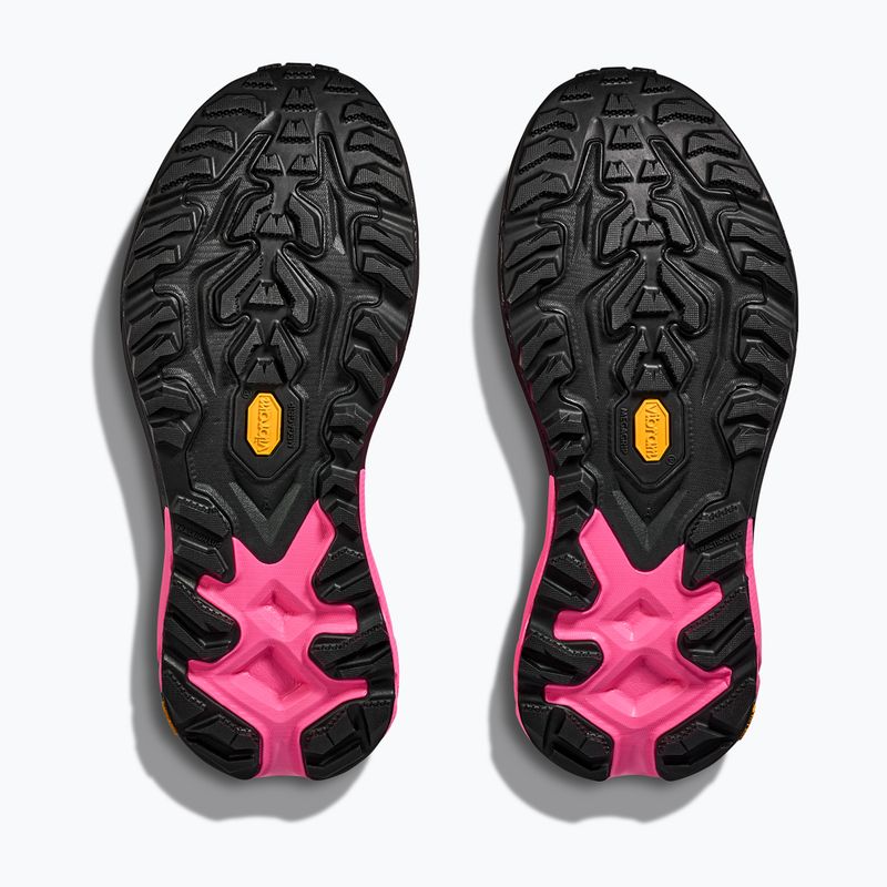 Pantofi de alergare pentru bărbați HOKA Mafate 5 neon roz/negru 7