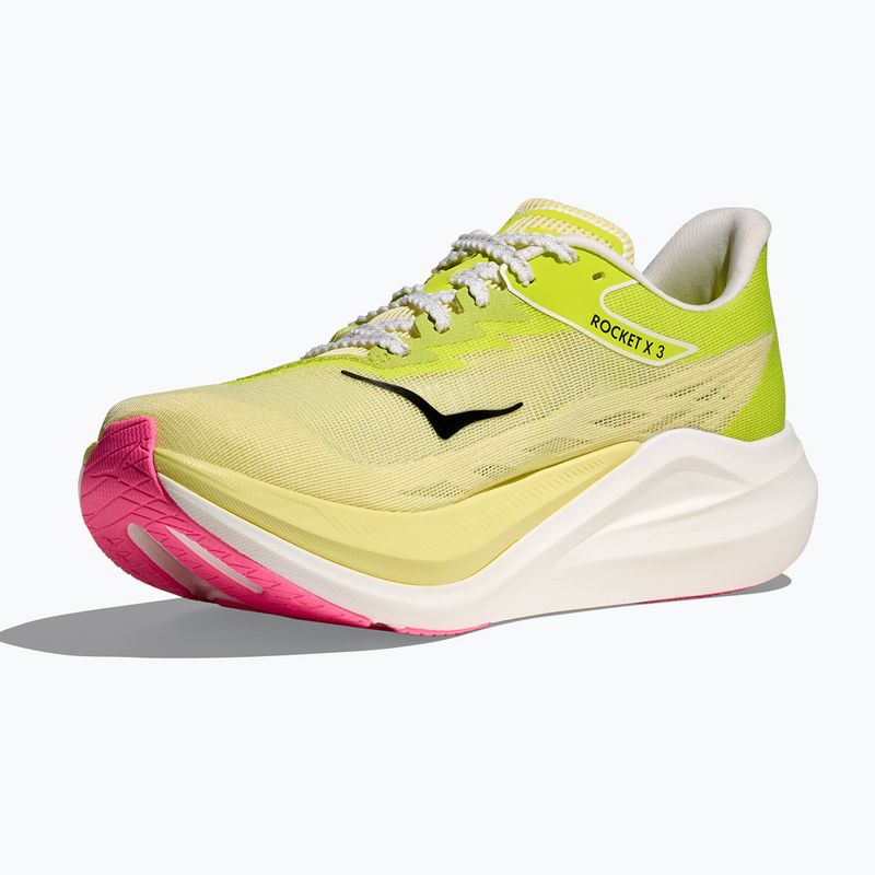 Încălțăminte de alergare HOKA Rocket X 3 sunlight/neon hoka citrus 2