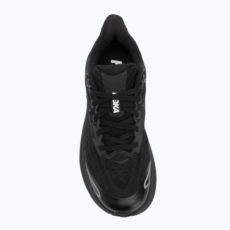 Încălțăminte de alergare pentru copii HOKA Clifton 10 black/black 5