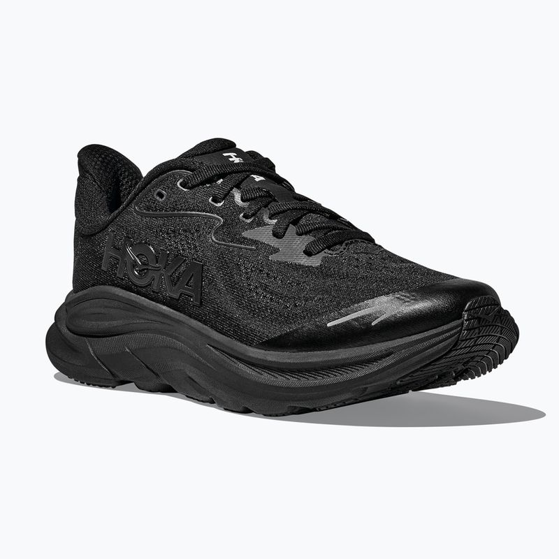 Încălțăminte de alergare pentru copii HOKA Clifton 10 black/black 8