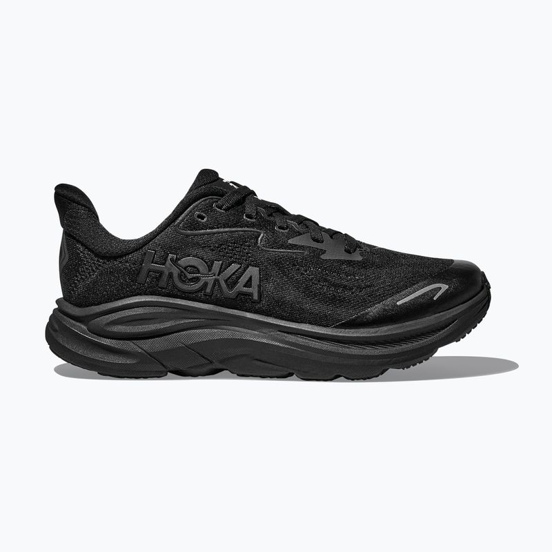 Încălțăminte de alergare pentru copii HOKA Clifton 10 black/black 9