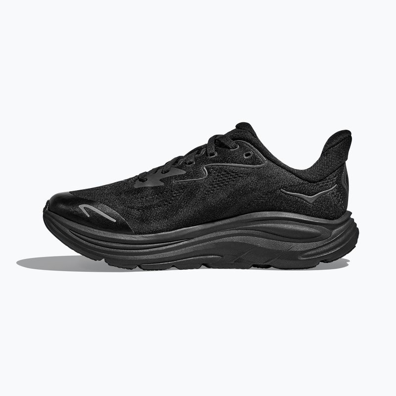 Încălțăminte de alergare pentru copii HOKA Clifton 10 black/black 10