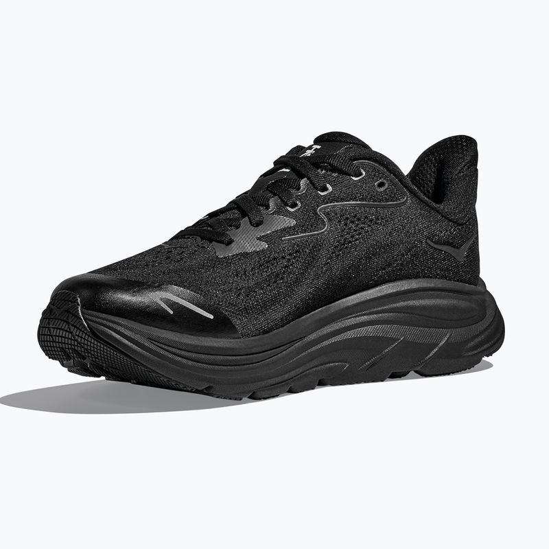 Încălțăminte de alergare pentru copii HOKA Clifton 10 black/black 11