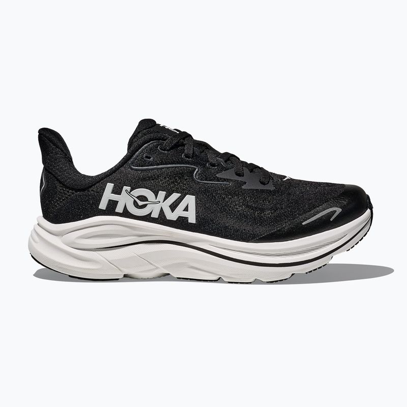 Încălțăminte de alergare pentru copii HOKA Clifton 10 black/white 9