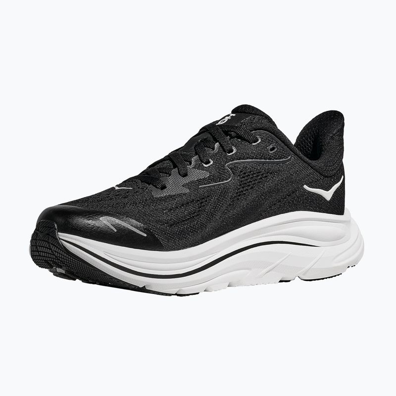 Încălțăminte de alergare pentru copii HOKA Clifton 10 black/white 11