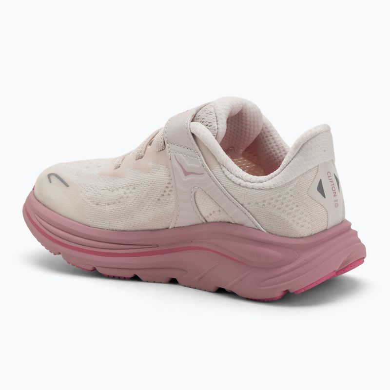Încălțăminte de alergare pentru copii HOKA Clifton 10 rose cream/dried rose 3