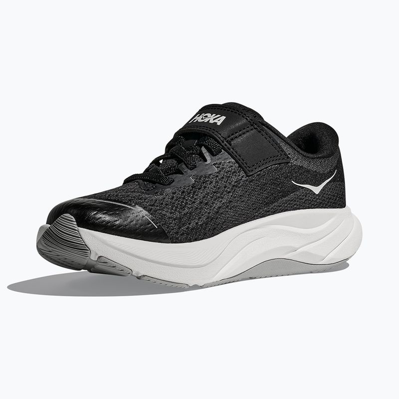Încălțăminte de alergare pentru copii HOKA Rincon 4 Little Kids black/white 2