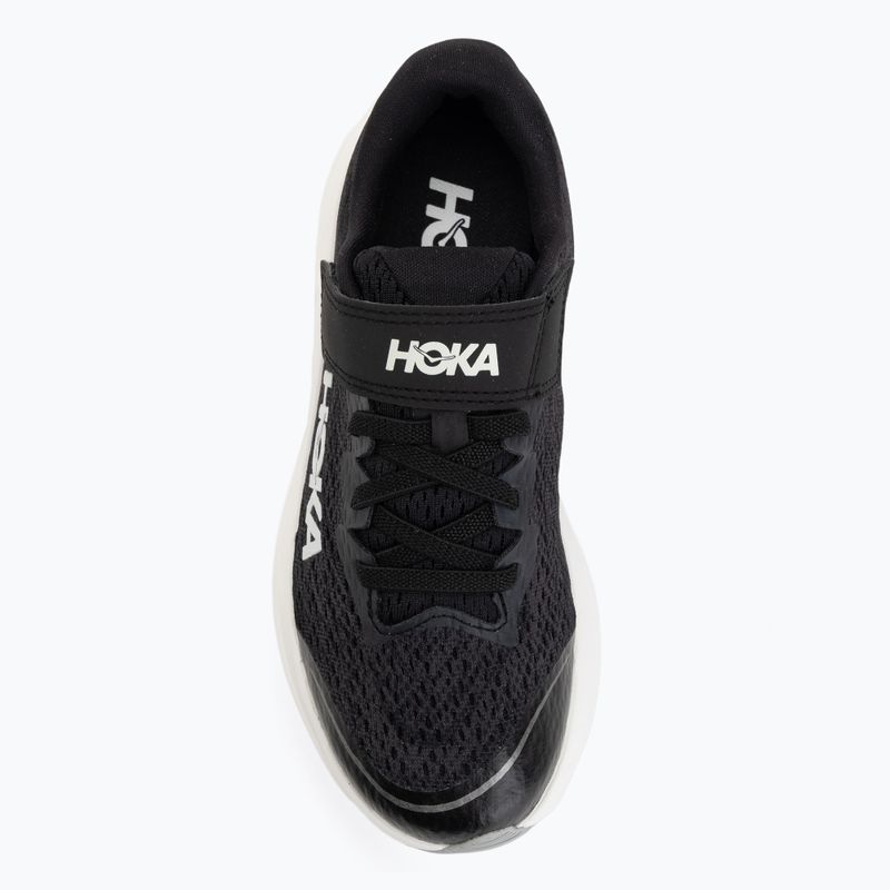 Încălțăminte de alergare pentru copii HOKA Rincon 4 Little Kids black/white 5