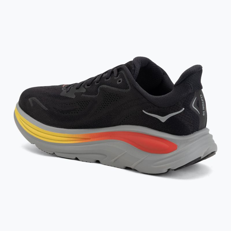 Încălțăminte de alergare pentru bărbați HOKA Clifton 10 black/grey 3