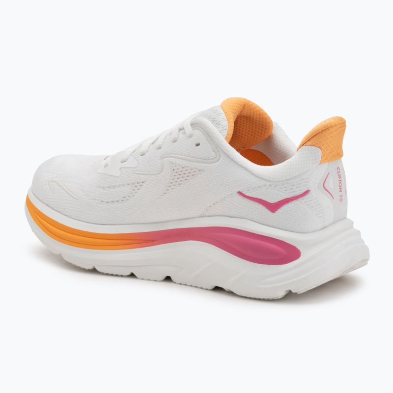 Încălțăminte de alergare pentru femei HOKA Clifton 10 white/electric rose 3