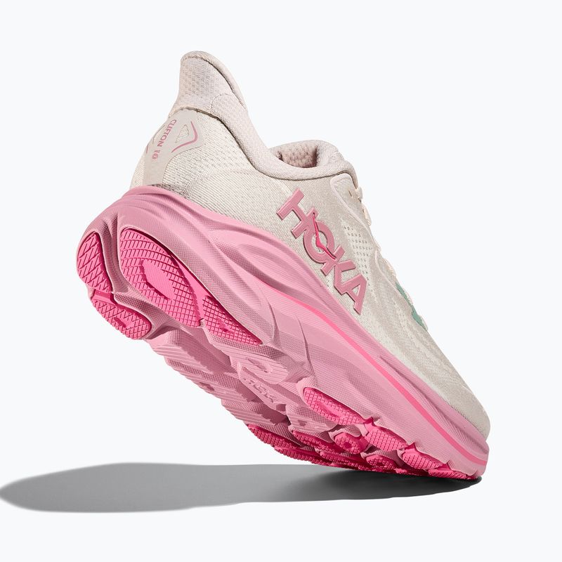 Încălțăminte de alergare pentru femei HOKA Clifton 10 Wide rose cream/dried rose 5