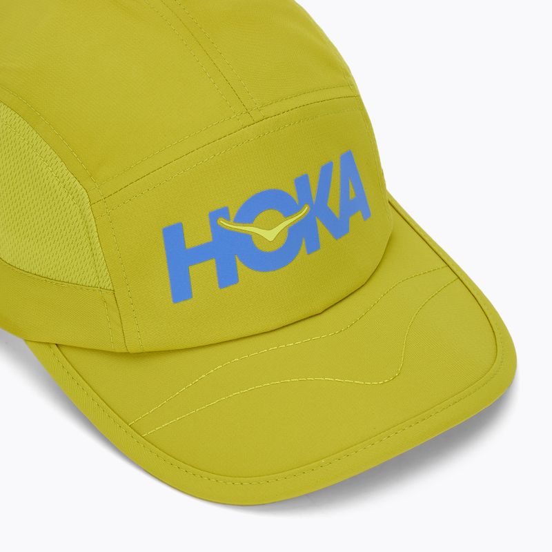 Șapcă  HOKA Run  pea green 3