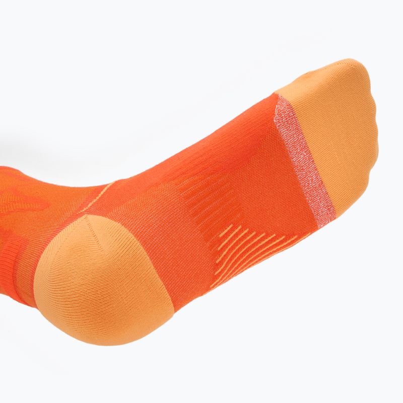 Șosete HOKA Clifton Crew Run lava 3