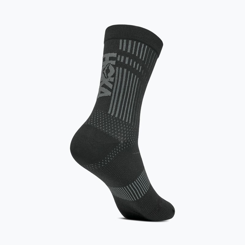 Șosete HOKA Trail Race Crew negre 8