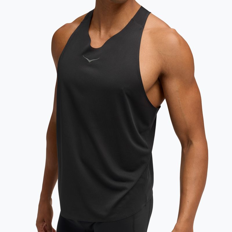 Tricou de alergare pentru bărbați HOKA Race Singlet hoka black 4