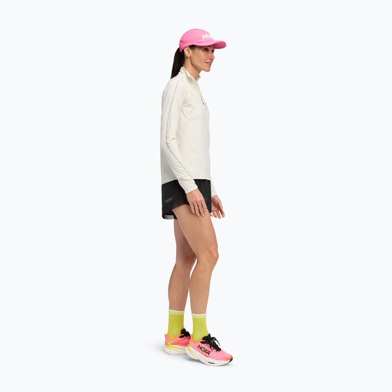 Hanorac de alergare damă HOKA GlideTech Quarter Zip ruffle salt 2