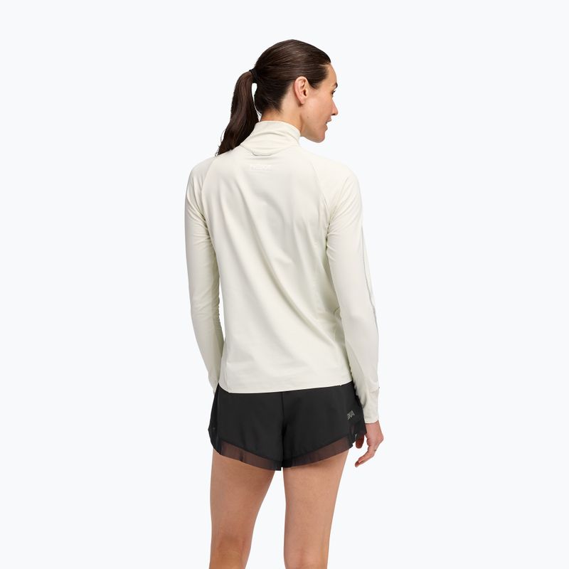 Hanorac de alergare damă HOKA GlideTech Quarter Zip ruffle salt 3