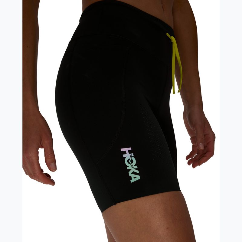 Colanți de alergare pentru femei HOKA Skybreeze Half black 5