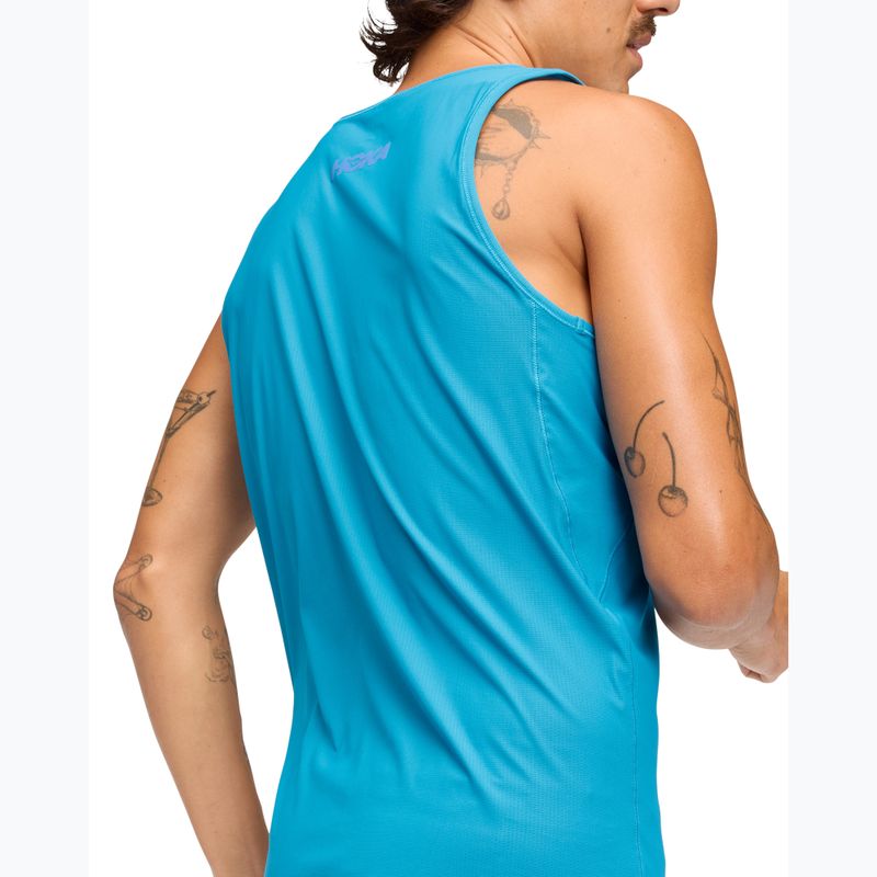Tricou de alergare pentru bărbați HOKA Airolite Tank 2.0 hoka blue 5