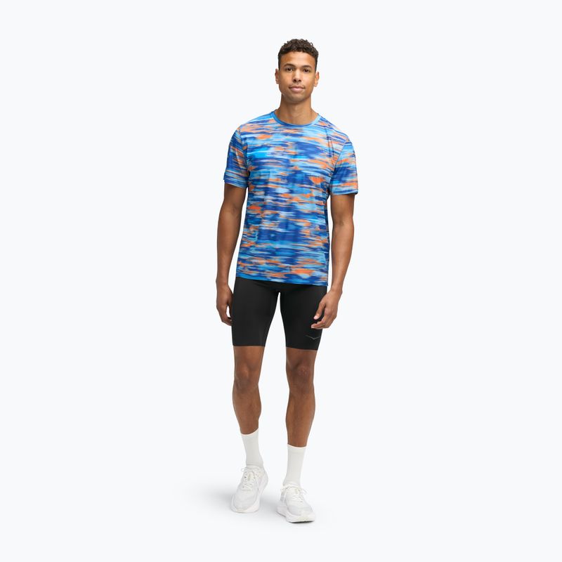 Tricou de alergare pentru bărbați HOKA Airolite 2.0 blue blurr 2