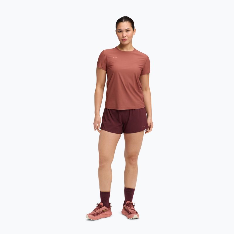 Tricou de alergare pentru femei HOKA Airolite 2.0 red 2