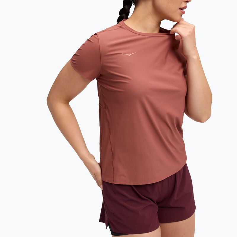 Tricou de alergare pentru femei HOKA Airolite 2.0 red 4