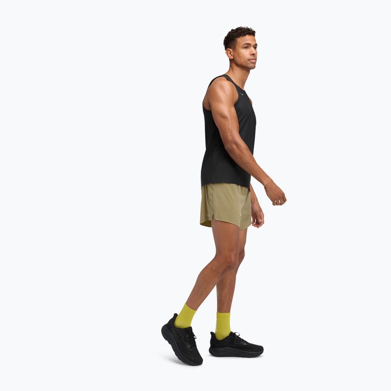 Pantaloni scurți de alergare pentru bărbați HOKA Glide 5" wild mushroom 2