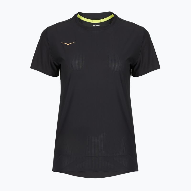 Tricou de alergare pentru femei HOKA Airolite 2.0 black/gold 5