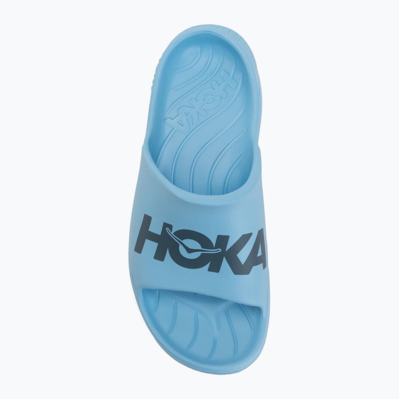 Șlapi HOKA Ora Athletic Slide soaring blue/faded navy 5
